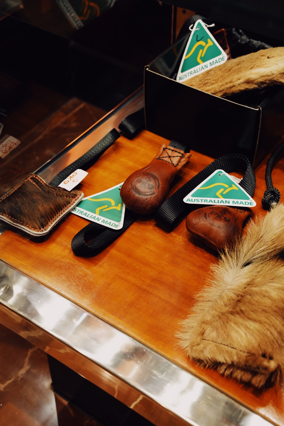 PK9 Tug-a-Roo toys with Australian Made certification tags